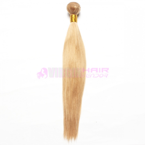 Peruvian Virgin Hair Straight color Human Hair #27 Hair Weaves