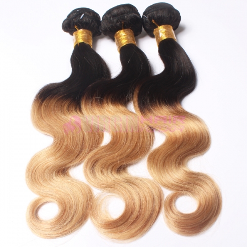 Most popular products body wave cheap ombre hair extension