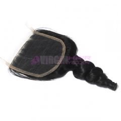 Wholesale most popular unprocessed brazilian free parting cheap lace closure