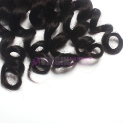 Virgin Hair Vendor short hair brazilian loose curly hair extension