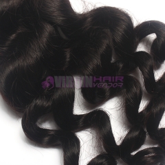 Virgin Hair Vendor short hair brazilian loose curly hair extension