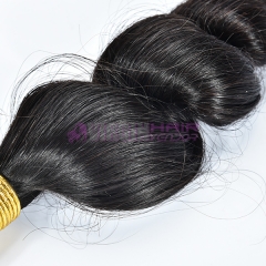 Black women buy Brazilian human hair weave from china loose wave