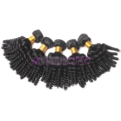 Normal grade 100% Human Hair Funmi wave Black color