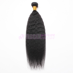 Normal grade 100% Human Hair Kinky straight Black color