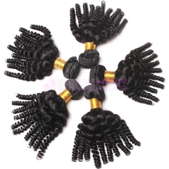 Normal grade 100% Human Hair Funmi wave Black color