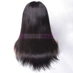 straight,150% destiny New fashion free part human hair full lace wig for sale straight texture natural color