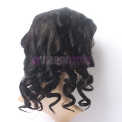 loose wave,150% destiny 100% Human Hair Lace Frontal Wig loose wave 12-22inch natural color