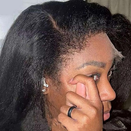 transparent lace wig with natural hairline