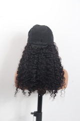 Burmese Curly Hair 1B# V Part Wig Wholesale Price Raw Hair