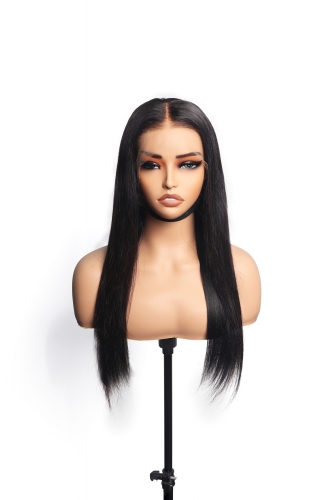 150% Straight Hair 20" 3D Dome Cap 13x6 HD Lace Frontal Wig