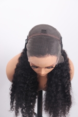 1B# Burmese Curly 13x4 Lace Frontal Wig 26