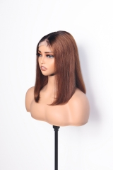 Staight Hair 1B-4# Color 2x6 Lace Bob Wig Wholesale Raw Hair