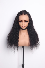 Curly Hair 20'' Pre-braided Wig Pre-cut & Pre-styled HD Lace Wig Wholesale Price