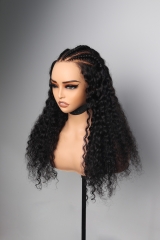 20'' Curly Hair Pre-braided HD Lace Wig Pre-cut & Pre-styled Wig Wholesale Price