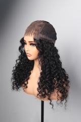 Natural Color 20'' Curly Hair Pre-braided HD Lace Wig Pre-cut & Pre-styled Wig Wholesale Price