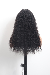 20'' Deep Wave 3D Dome Cap 13x6 HD Lace Frontal Wig 200% Braid Wig Wholesale Price D