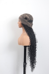 Pre-styled Knotless Braids Wig #1B Color Lace Front Wig Pre-Braided Hair Wholesale Price