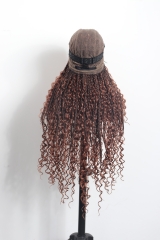 Pre-styled Knotless Braids Wig #1B-30 Color Lace Front Wig Pre-Braided Hair Wholesale Price