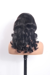 8x6 HD Lace Frontal Zip & Go Wig 150% Loose Deep Wave Glueless Wig Natural Color 18