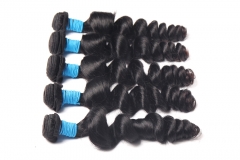Loose Wave Remy Hair Bundles 1B