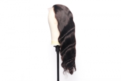 Super grade 8-24inch Body Wave lace frontal wig 100% virgin brazilian hair in stock factory supplier