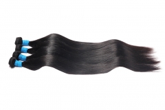 Straight Remy Hair Bundles 1B
