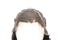 Super grade 8-24inch Loose Curly lace frontal wig 100% virgin brazilian hair in stock factory supplier