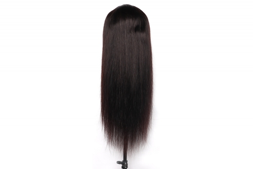 Super grade 8-24inch Straight lace frontal wig 100% virgin brazilian hair in stock factory supplier