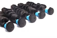 Loose Wave Remy Hair Bundles 1B