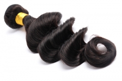 Loose Wave Remey Hair Bundles 1B