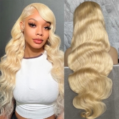 613 Super grade 8-24inch Body Wave lace frontal wig 100% virgin brazilian hair in stock factory supplier