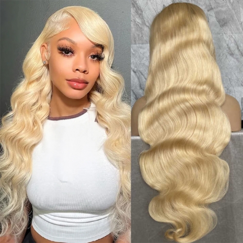 613 Super grade 8-24inch Body Wave lace frontal wig 100% virgin brazilian hair in stock factory supplier