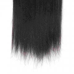 Yaki Straight Micro Ring Loop Feather Crochet Hair Extension Remy Hair