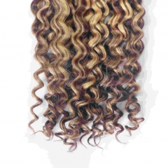 Italian Curly Micro Ring Loop Feather Crochet Hair Extension Remy Hair