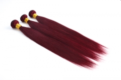 Straight Remy Hair Bundles #99j