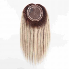 T4-22# Brazilian Hair Topper 5x6 Straight