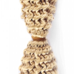 #613 Kinky Curly Crochet Remy Hair Bulk For Spring Twist / Braids Style