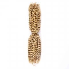 #27 Kinky Curly Crochet Remy Hair Bulk For Spring Twist / Braids Style