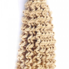#613 Kinky Curly Crochet Remy Hair Bulk For Spring Twist / Braids Style