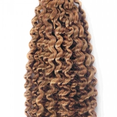 #30 Kinky Curly Crochet Remy Hair Bulk For Spring Twist / Braids Style
