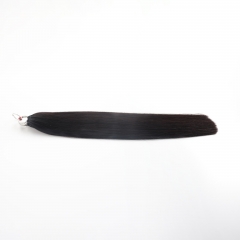 Straight Micro Ring Loop Feather Crochet Hair Extension Remy Hair