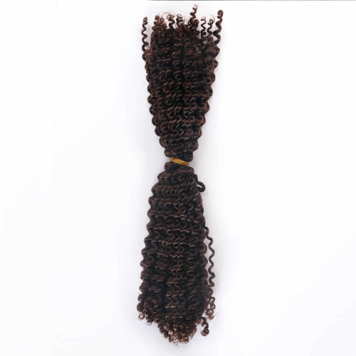 #2 Kinky Curly Crochet Remy Hair Bulk For Spring Twist / Braids Style
