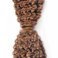#30 Kinky Curly Crochet Remy Hair Bulk For Spring Twist / Braids Style