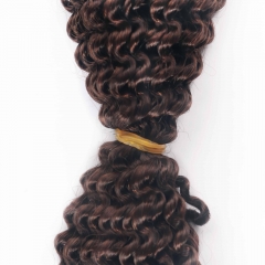 #2 Kinky Curly Crochet Remy Hair Bulk For Spring Twist / Braids Style