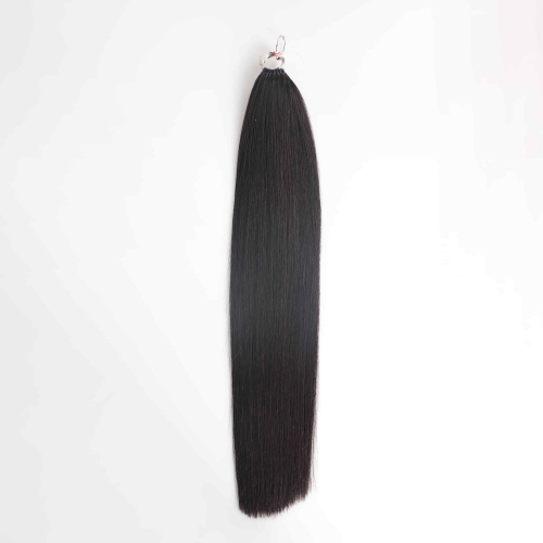 Straight Micro Ring Loop Feather Crochet Hair Extension Remy Hair