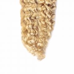 #613 Burmese Curly Crochet Remy Hair Bulk For Spring Twist / Braids Style