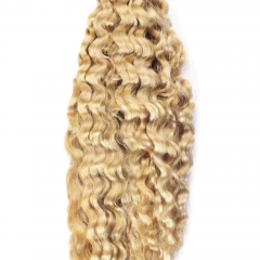 #613 Burmese Curly Crochet Remy Hair Bulk For Spring Twist / Braids Style