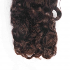 #2 Burmese Curly Crochet Remy Hair Bulk For Spring Twist / Braids Style