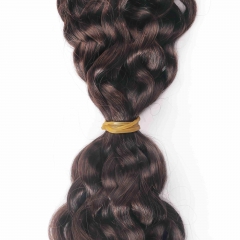 #2 Italian Curly Crochet Remy Hair Bulk For Spring Twist / Braids Style