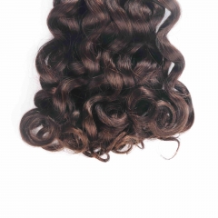 #2 Italian Curly Crochet Remy Hair Bulk For Spring Twist / Braids Style
